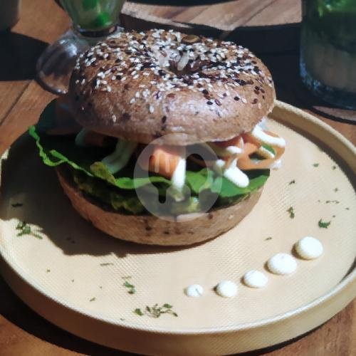 Morning Bagel With Egg menu AMAMI GARDEN, UNGASAN