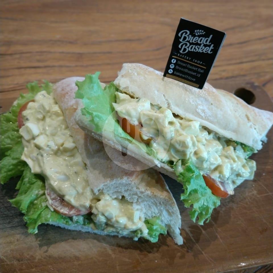 Egg Salad with Baguette menu Bread Basket, Kerobokan