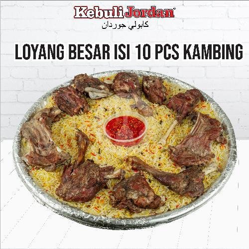 LOYANG BESAR KAMBING menu Kebuli Jordan, Bali