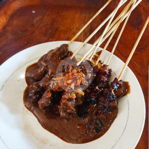 Sate Sapi 10 Tusuk menu Soto Singapore, Nangka Utara