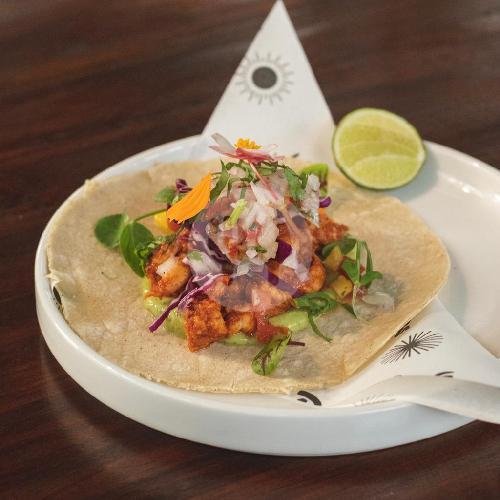 Shrimp menu Bocas Tacos, Canggu