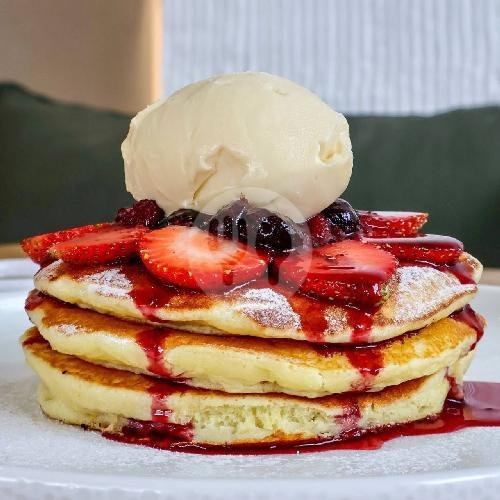 Buttermilk pancakes menu Nude Canggu, Pantai Berawa