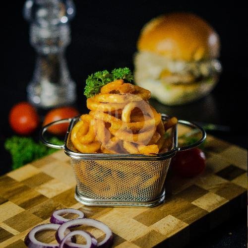 Curly Fries menu XO Burger Bali, Puri Gading