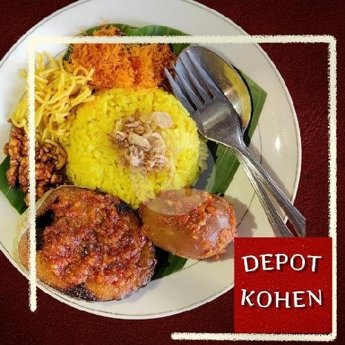 Nasi Kuning Ikan Telur menu Depot Kohen, Kebo Iwa Selatan