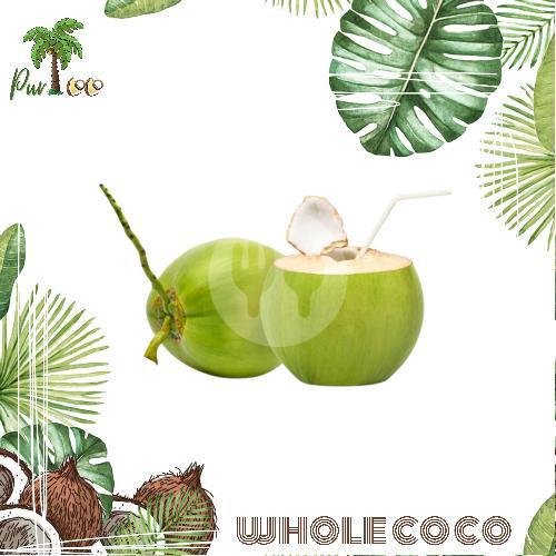 Whole Coconut Size M menu Kelapa Muda Puri Coco, Berawa