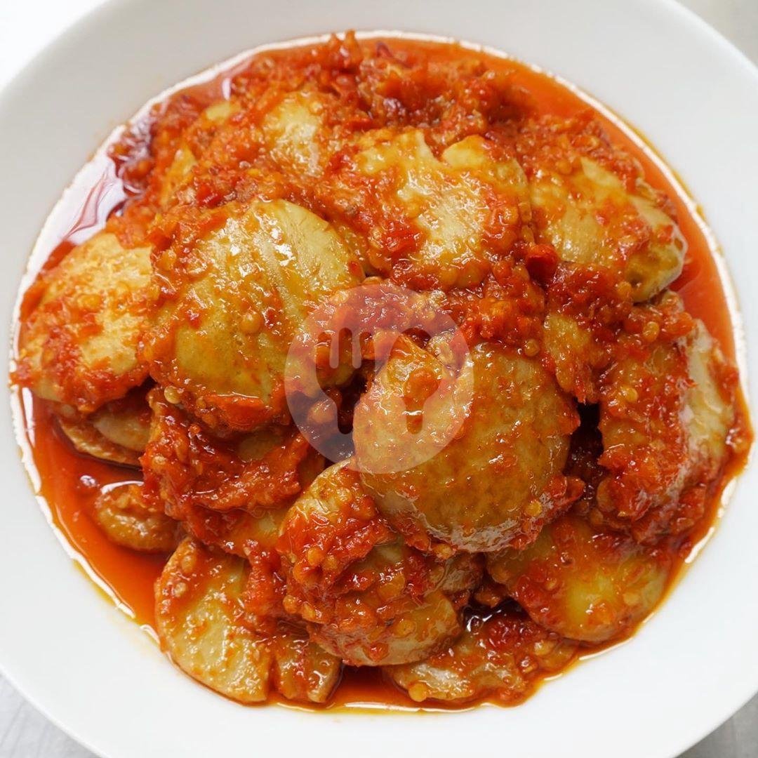 Sambal Goreng Jengkol menu Salero Bundo Masakan Padang, Cilinaya