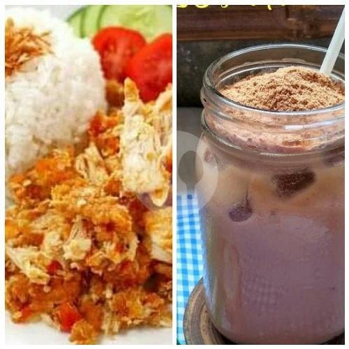 Paket Ayam + Es Milo menu Ayam Geprek Berabe, Tukad Batanghari