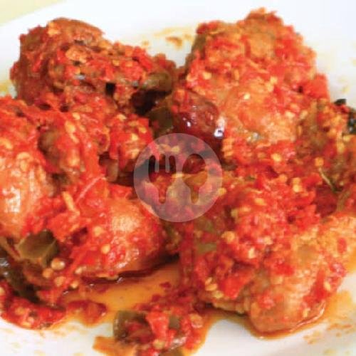 Ayam Balado menu Nasi Padang Tuah Sakato, Pulau Nias