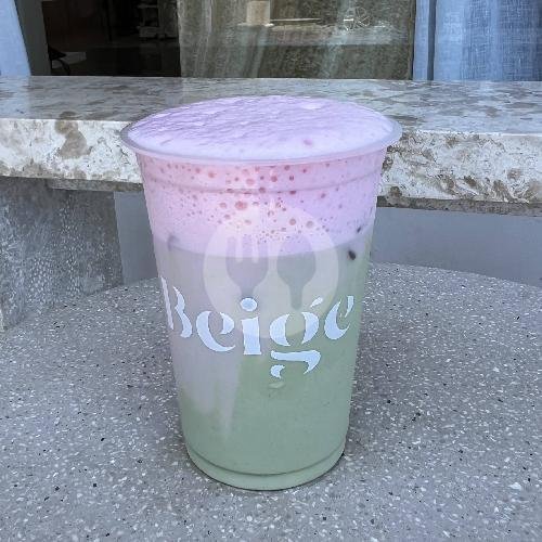 Strawberry Matcha menu Beige Coffee Pererenan, Jalan Sempol, Pererenan