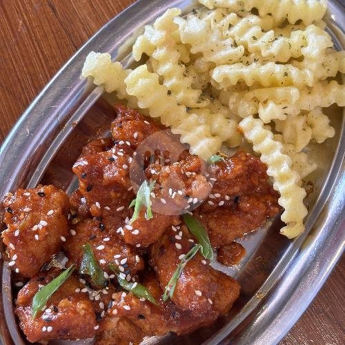 Chicken Pok With French Fries (Large) menu Nami Chikin, Perum Dalung Permai