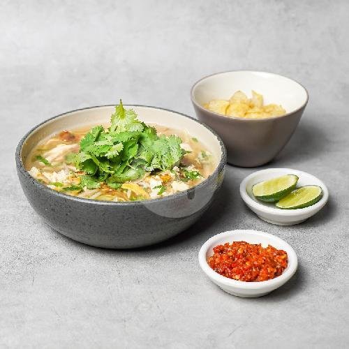 Soto Ayam menu Ulekan, Tegal Sari
