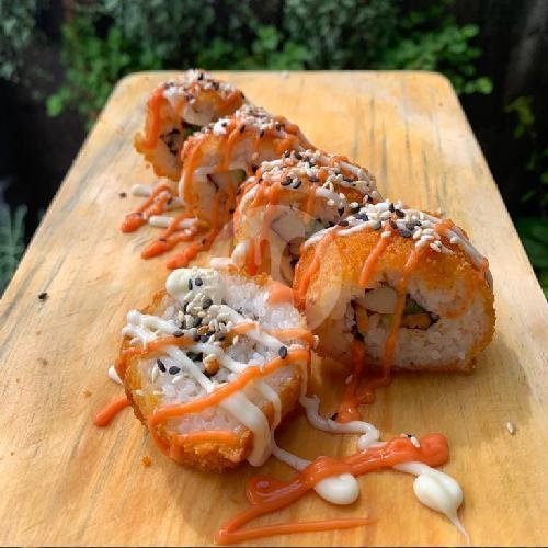 Fried Crab Stick Roll (10 Pcs) menu Kea Sushi