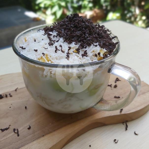 Es Sop Buah Coklat Keju menu Salad Yoo, Tukad Badung