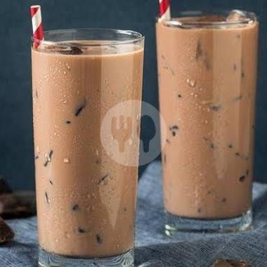 Es Susu Cokelat menu Ketoprak Telor Pakde Yoso, Teuku Umar Barat