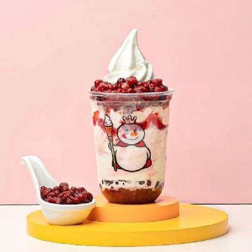 Berry Bean Sundae menu Mixue, Uluwatu