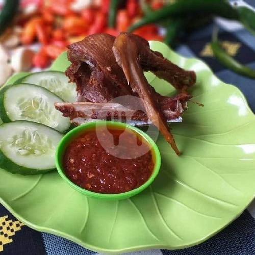 Paket Combo Ber4 Bebek Goreng Dada Sambal Korek + Es Teh Manis menu Bebek Goreng H. Slamet, Sidakarya