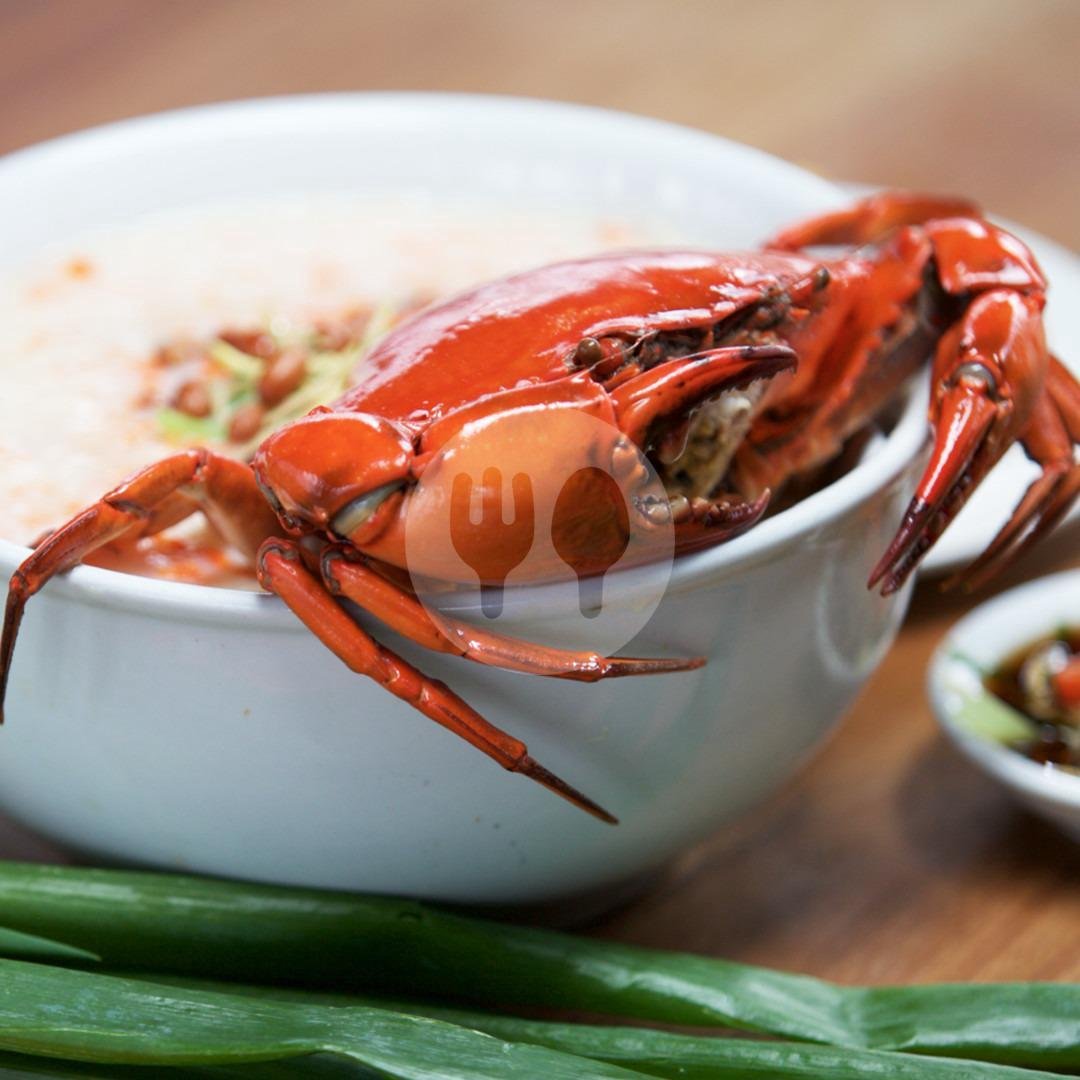 Bubur Kepiting Telur Super (3 ons) menu Warung Laota, Jimbaran