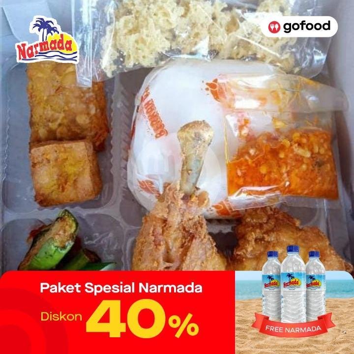 Pkt. Ayam Penyet + Narmada Botol menu Ayam Bakar Berkah Djoyo