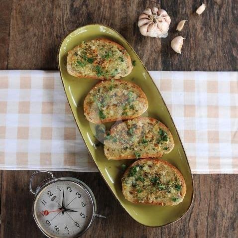 Garlic Bread menu Rustica Cuciana Italiana, Batu Belig