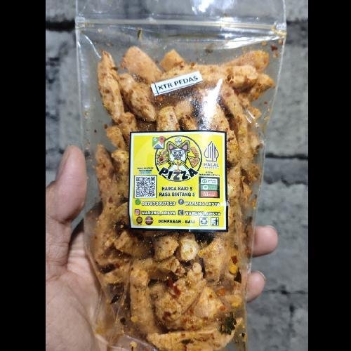 Basreng Enak Ayam (Bakso Goreng) Extra Pedas 100Gr Khas Cianjur,Extra Spicy Chicken Basreng (Fried Bakso) 100Gr Special Cianjur menu Warung Arsya Halal Pizza, Burger, Corndog, Pulau Bungin