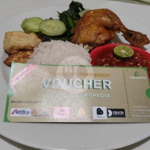 Paha Bakar + Nasi Spesial Promo menu Nasi Tempong Bu Bella, Jl Glogor Carik No 184