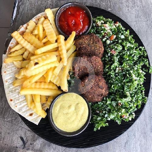 Vegan Plate (falafel) menu Kebab Brothers Bali, Canggu