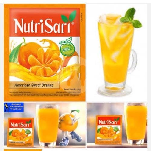 Es Nutrisari Jeruk menu Babi Guling Men Repot, Noja