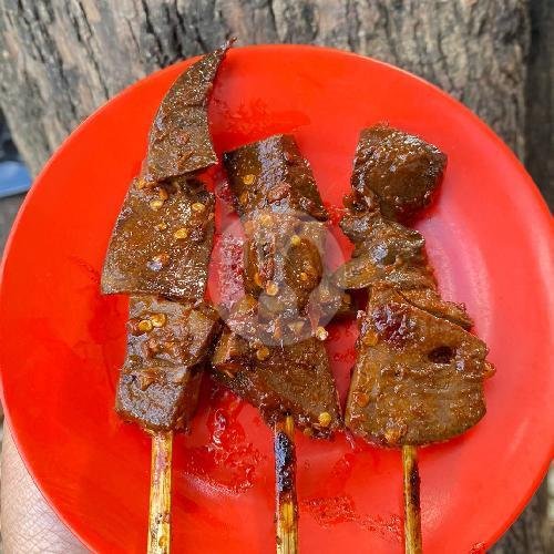 Sate Berabas/Jeroan(Pertusuk) menu RM Khas Bali Mertha Yoga, Pagesangan