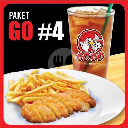Paket Go 4 menu Gogo Fried Chicken Batubulan, Sukawati