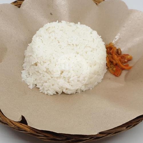 Nasi Putih menu Babi Guling & Ayam Betutu Ibu Ella, Jimbaran