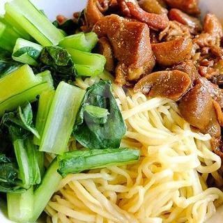 Mie Ayam Biasa menu Bakso Tulangan Bandung, Gelogor Carik