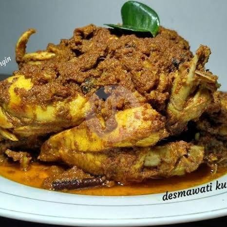 Rendang Ayam menu RM. Padang Minang Raya, Hos Cokroaminoto