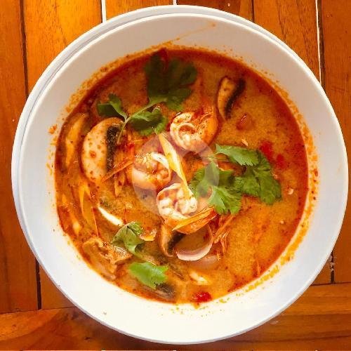 Tomyam Udang menu Meeting Point, Sukawati
