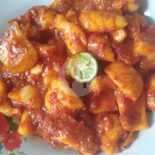 Cumi Plecingan menu Warung Surya Sandik, Batu Layar