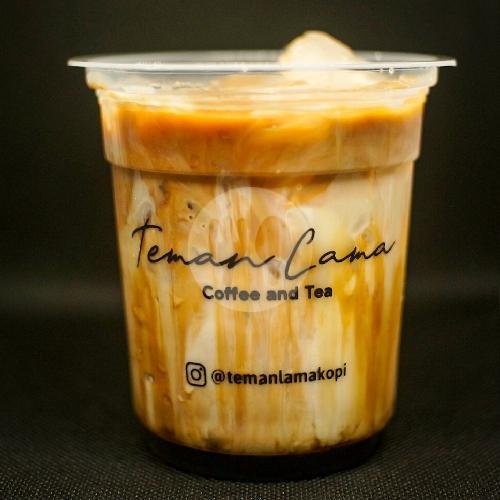 Caramel Latte Ice menu Teman Lama Kopi, Meninting Raya