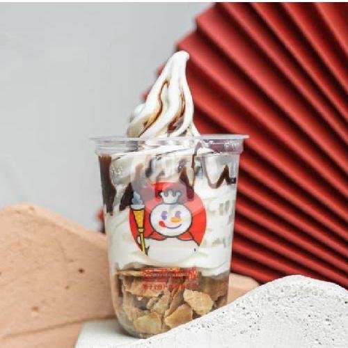 Chocolate Lucky Sundae menu Mixue Rembiga, Jl. Dr. Wahidin 11B