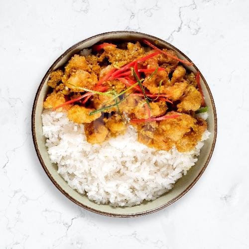 Rice Bowl Ayam Bumbu Rajang menu White Canny, Denpasar