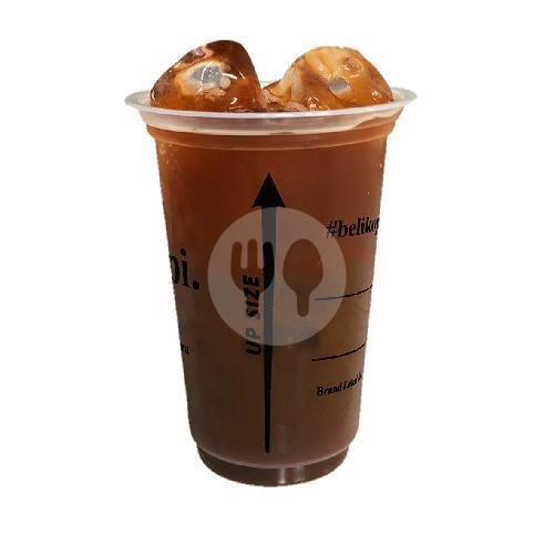 Ice Kopi Hitam Upsize menu Belikopi. Sesetan
