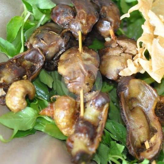Sate Hati + Rempela menu Nasi Pecel Nganjuk Podomoro, Bung Karno