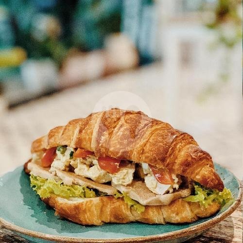 Breakfast Croissant Sandwich menu The Sloth Bali, Pantai Batu Mejan