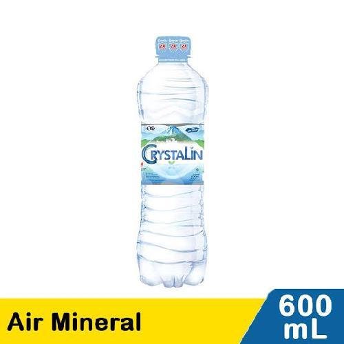 Air Mineral Crystalin 600ml menu Nasi Goreng Kecombrang (Bongkot) & Tahu Tek Riska, Denpasar