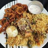 Basmathi Squid Biryani menu Uncle Muthu Indian Food, Kuta