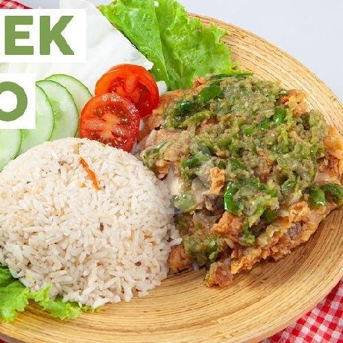 ayam geprek cabe rawit Ijo menu Geprek Fiona, Gunung Payung