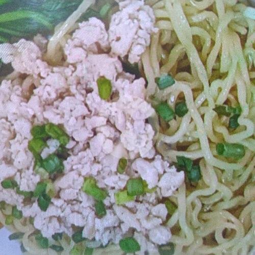Yamien Ayam Cincang porsi Jumbo menu Mie Bakso Lidi, Gunung Merapi