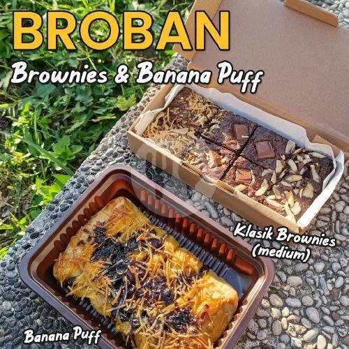 Naughty Brownies + Banana Puff menu Naughty Brownies