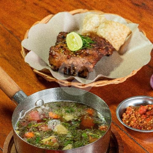 Sop Iga Bakar Babi (Pork.U Special Soup With Grilled Ribs) menu Pork U, Pork Belly Ribs & Babi Hong., Umalas
