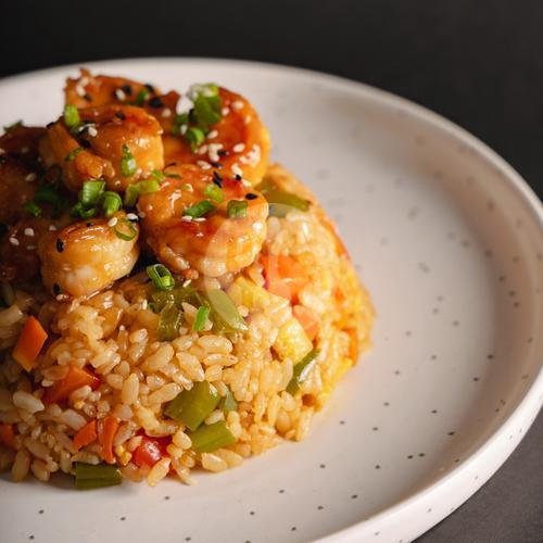 Fried Rice wth Shrimp (Wok) menu IKA Sushi (Poke Bowl, Salmon, Japanese, Wok), Canggu
