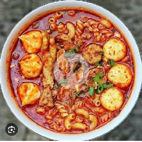 Seblak Biasa 3 menu SEBLAK PRASMANAN TEH INDRI, Depan Alfamart Goa Gong