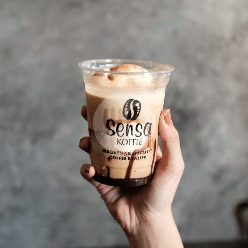 Ice Coffee With Ice Cream menu Sensa Koffie and Indonesian Bistro