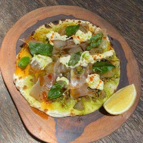 Prosciutto Flatbread menu Shelter, Pererenan